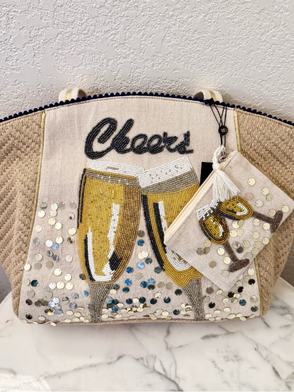 Caroline Embellished Tote Bag - Picture 11 of 11